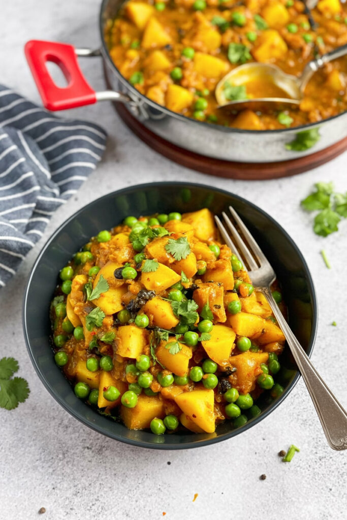 Bombay Potatoes and Peas