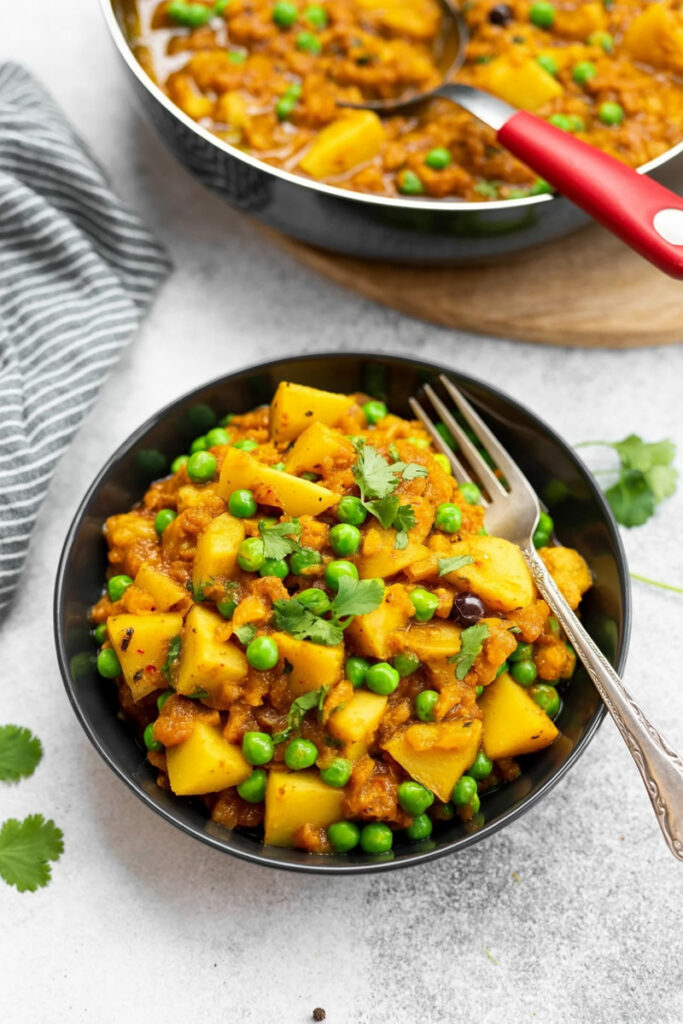 Bombay Potatoes and Peas Recipe