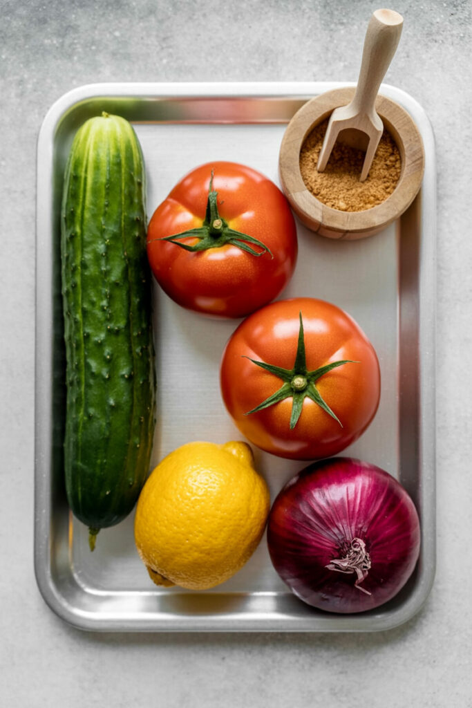 Indian Kachumber Salad Ingredients