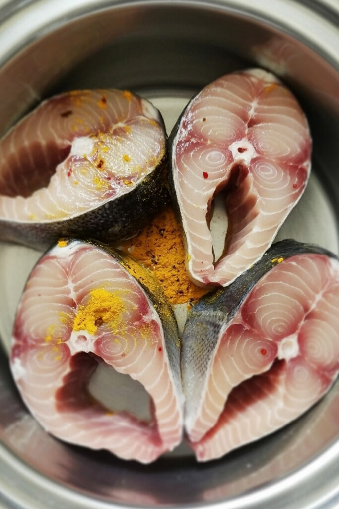 Marinate fish