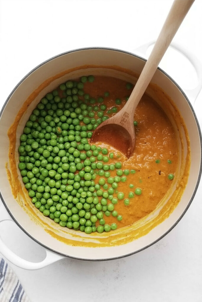 Matar with masala