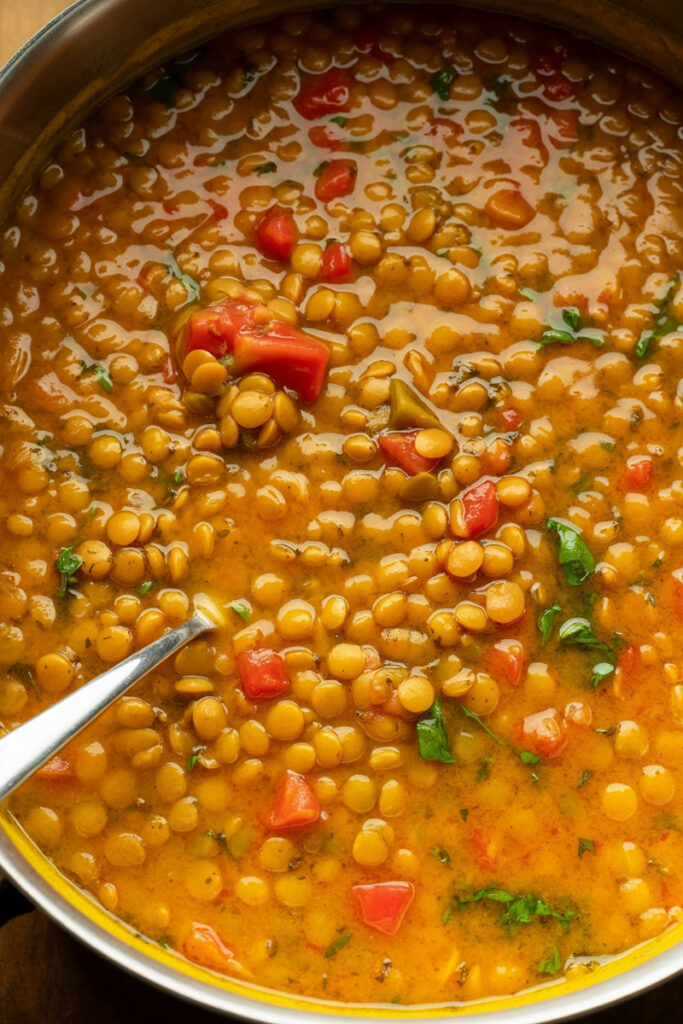 Prepare Red Lentil Dahl