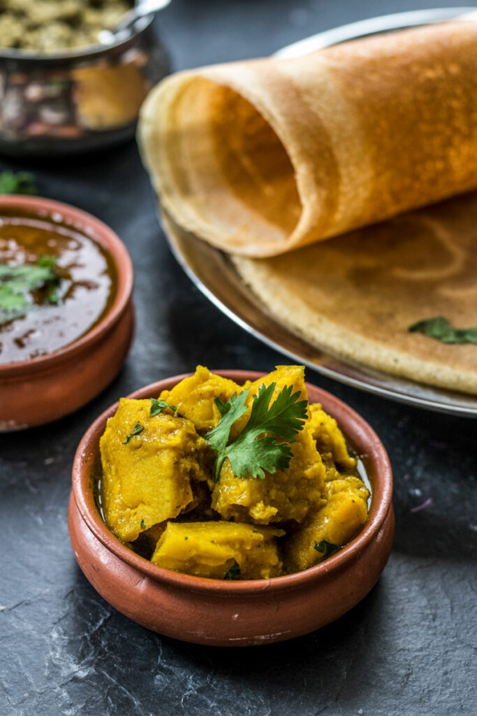 Rolled Masala Dosa
