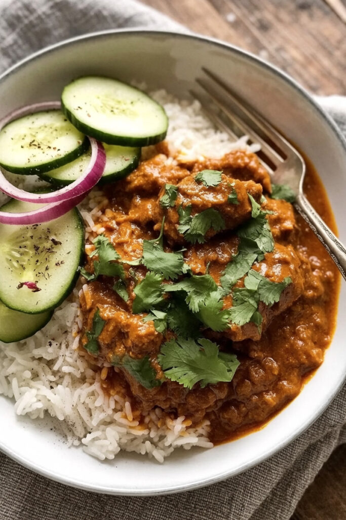 Serve Indian Lamb Curry