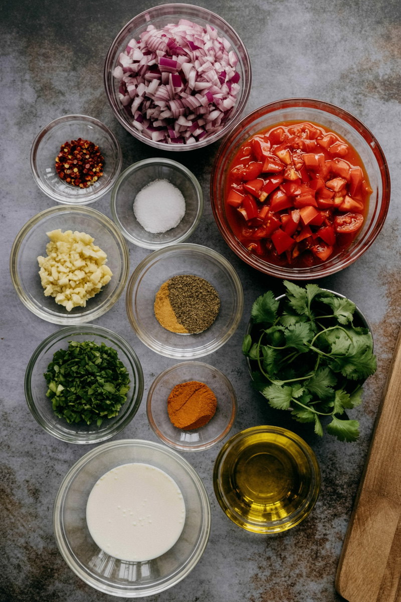 Tofu Tikka Masala Ingredients