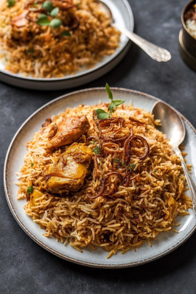 Indian Chicken Biryani Restaurant Style