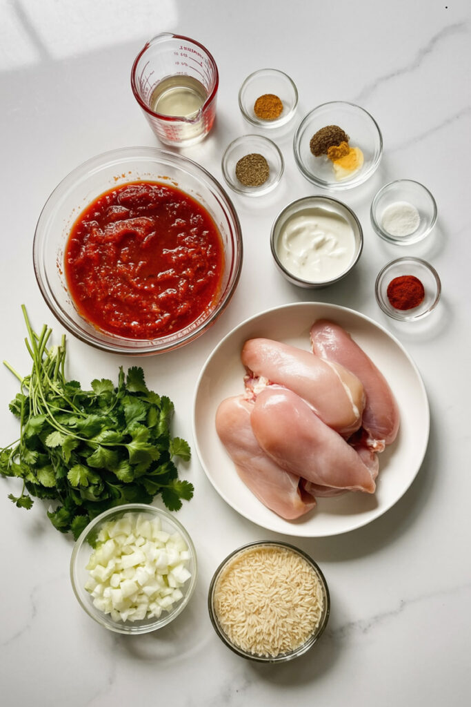 Indian Chicken Curry Ingredients