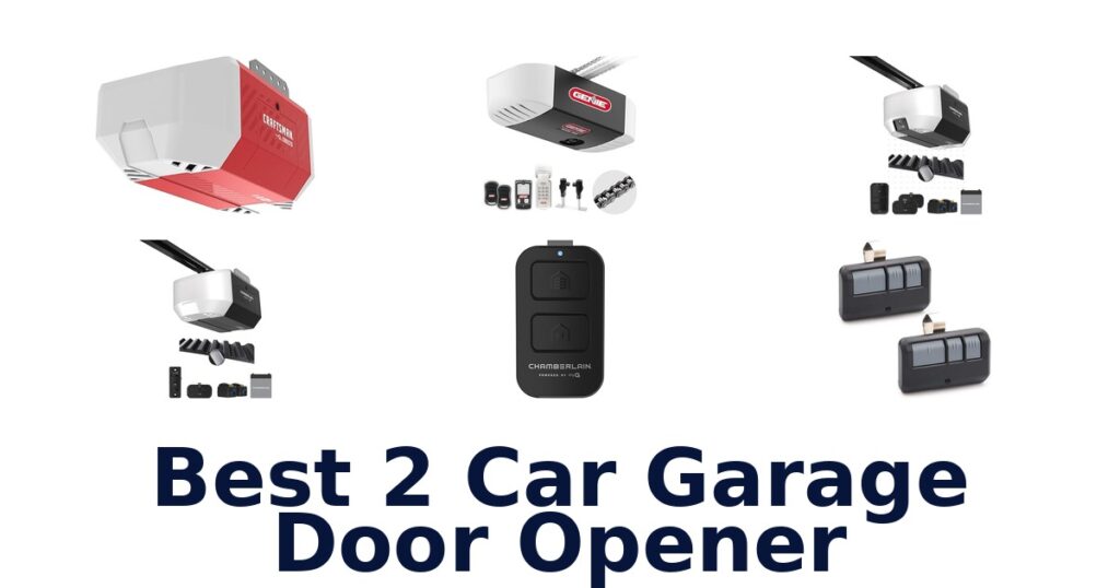 best 2 car garage door opener