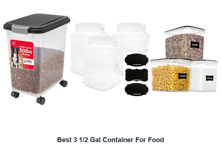 Best 3 1/2 Gal Container For Food: Top Picks Best 3 1/2 Gal Container For Food