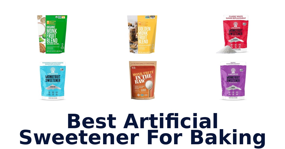 best artificial sweetener for baking