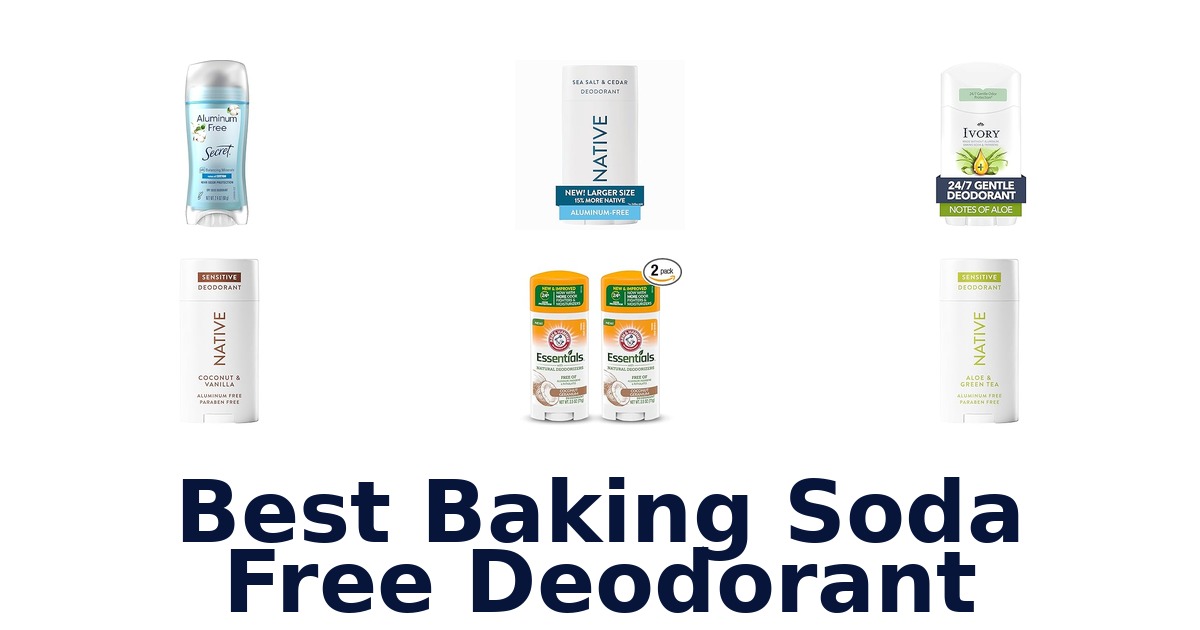 best baking soda free deodorant