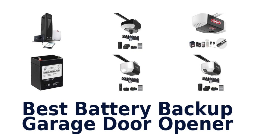 best battery backup garage door opener