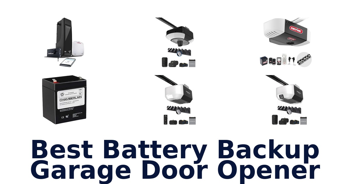 best battery backup garage door opener