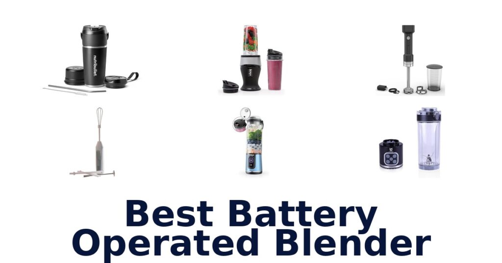 best battery operated blender