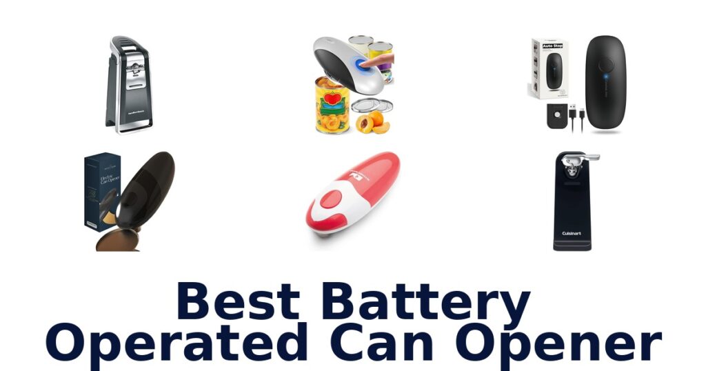 best battery operated can opener