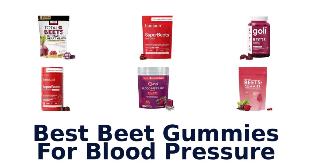 best beet gummies for blood pressure
