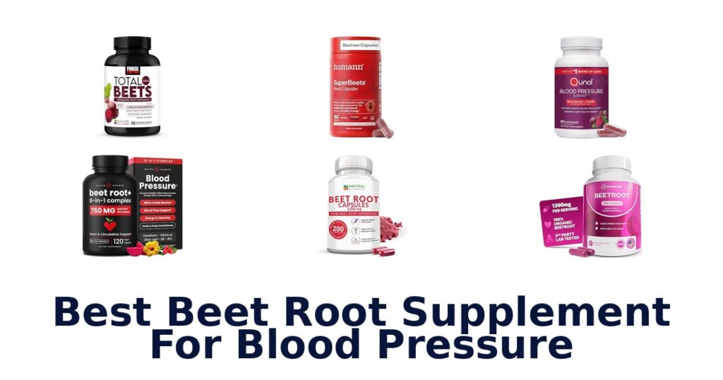 best beet root supplement for blood pressure