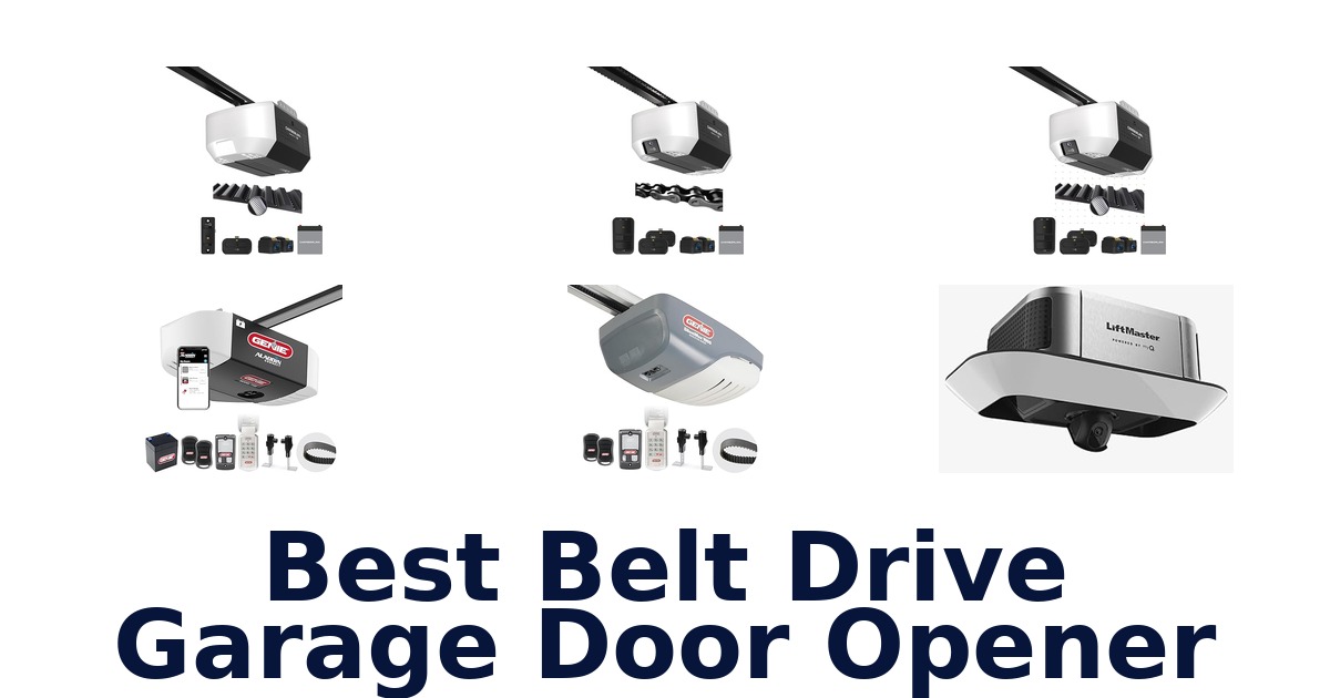 best belt drive garage door opener