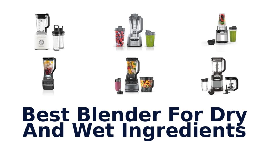 best blender for dry and wet ingredients