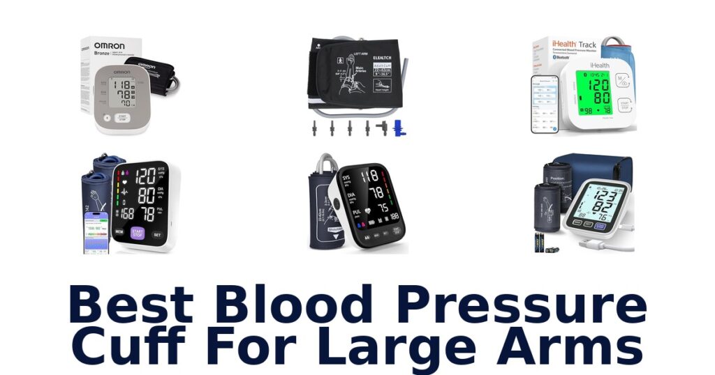 best blood pressure cuff for large arms