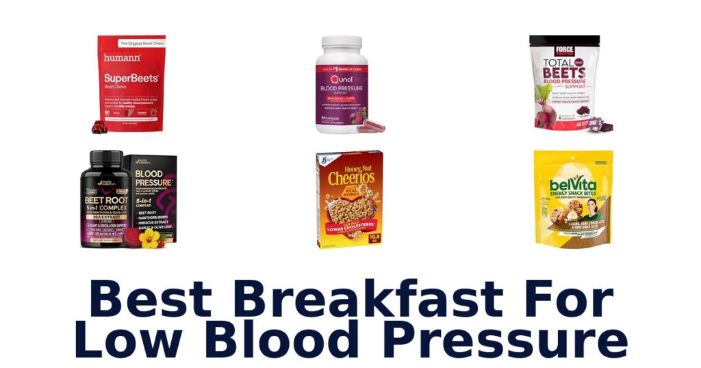 best breakfast for low blood pressure