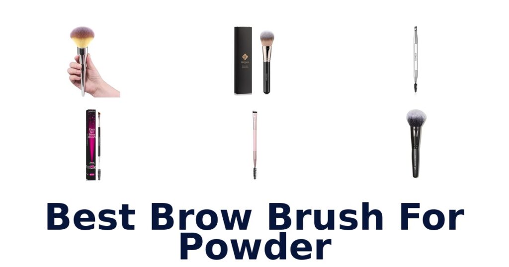 best brow brush for powder