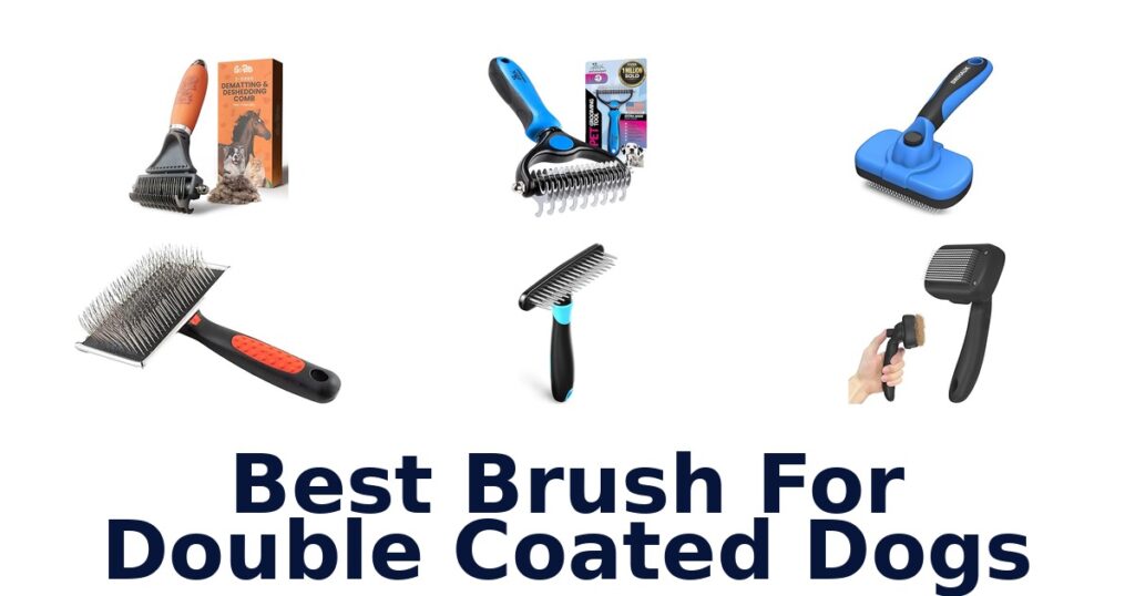 best brush for double coated dogs