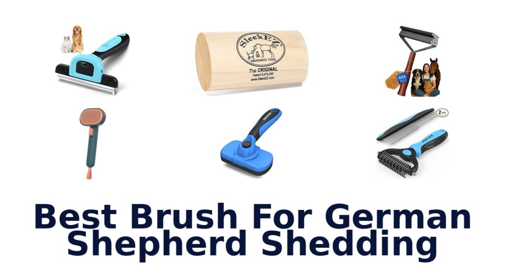 best brush for german shepherd shedding