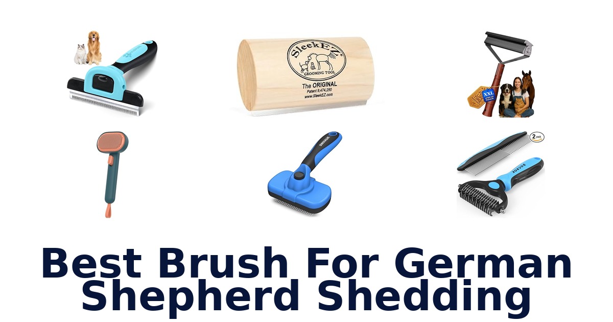 best brush for german shepherd shedding