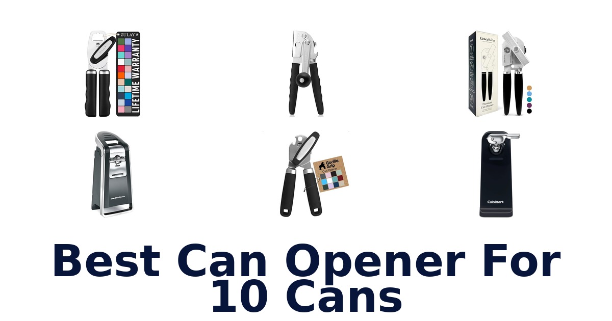best can opener for 10 cans