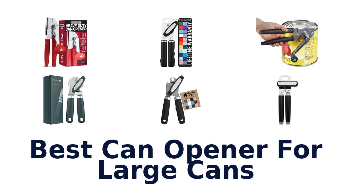 best can opener for large cans