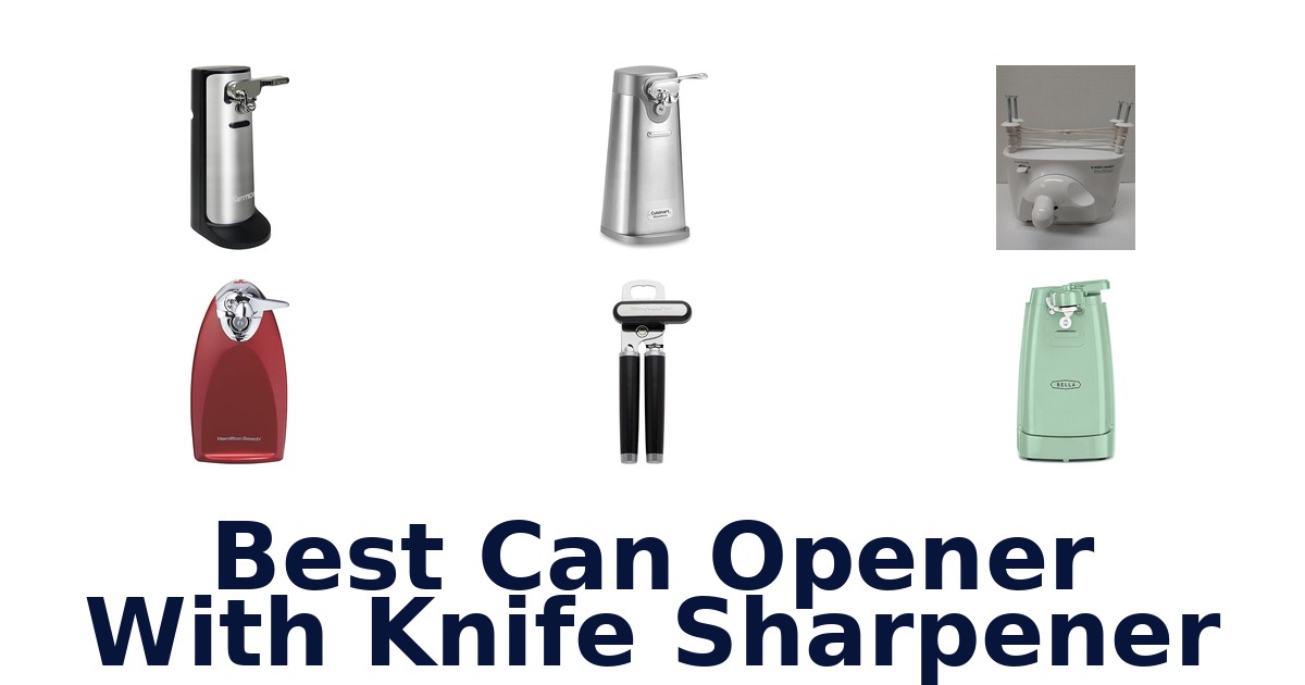 best can opener with knife sharpener