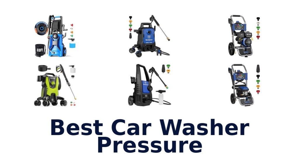 best car washer pressure