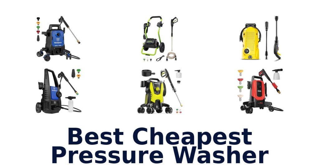 best cheapest pressure washer