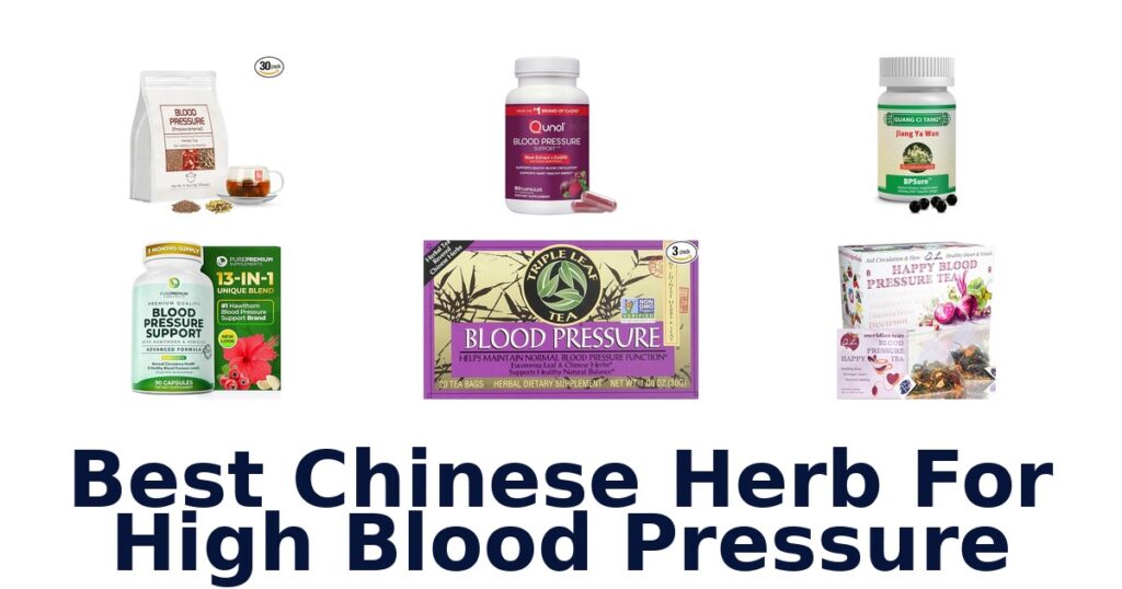 best chinese herb for high blood pressure