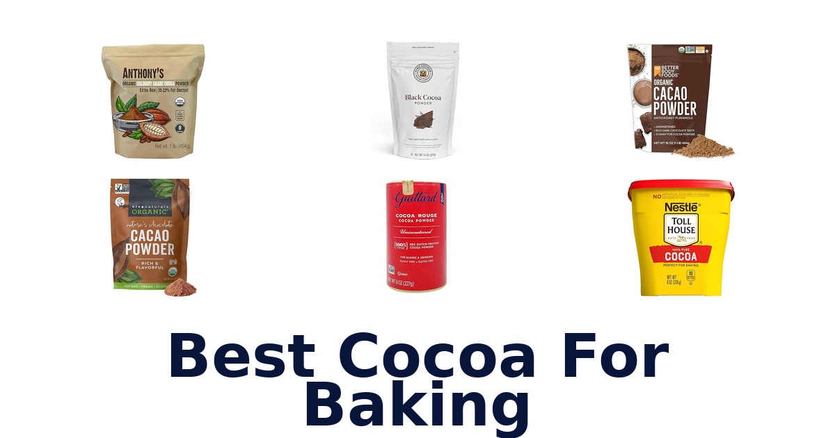 best cocoa for baking