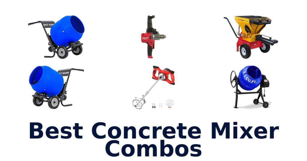 Best Concrete Mixer Combos: Top 9 Picks! best concrete mixer combos
