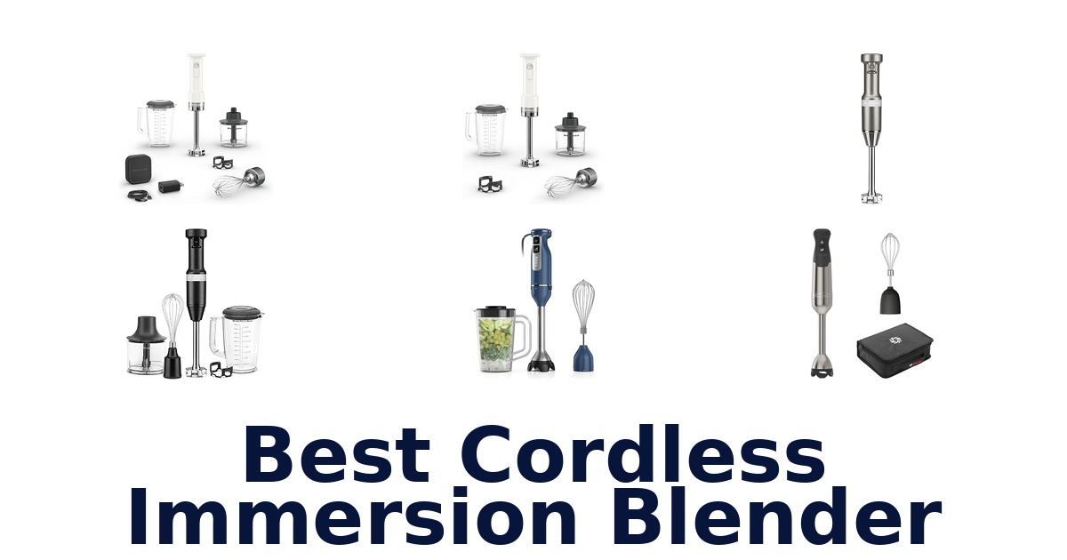best cordless immersion blender