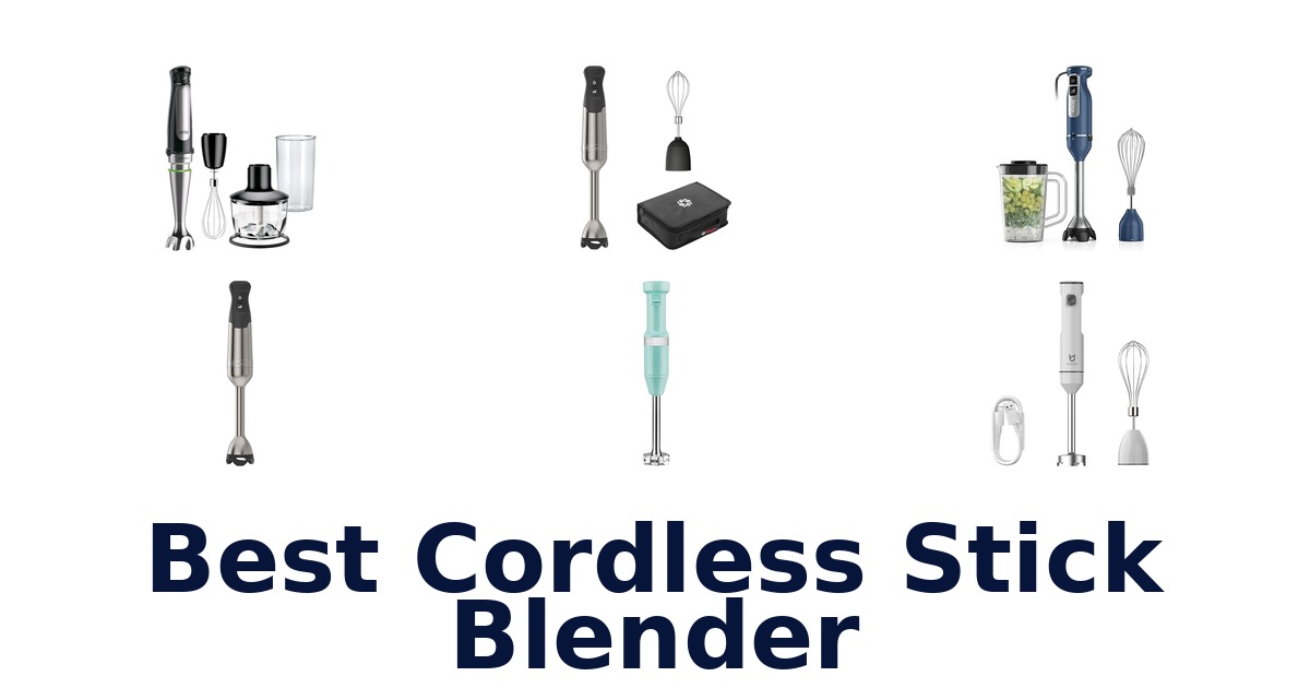 best cordless stick blender