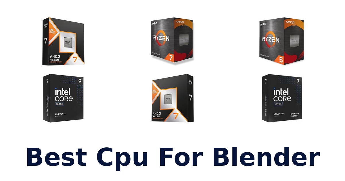 best cpu for blender