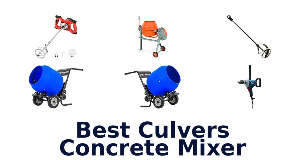 best culvers concrete mixer