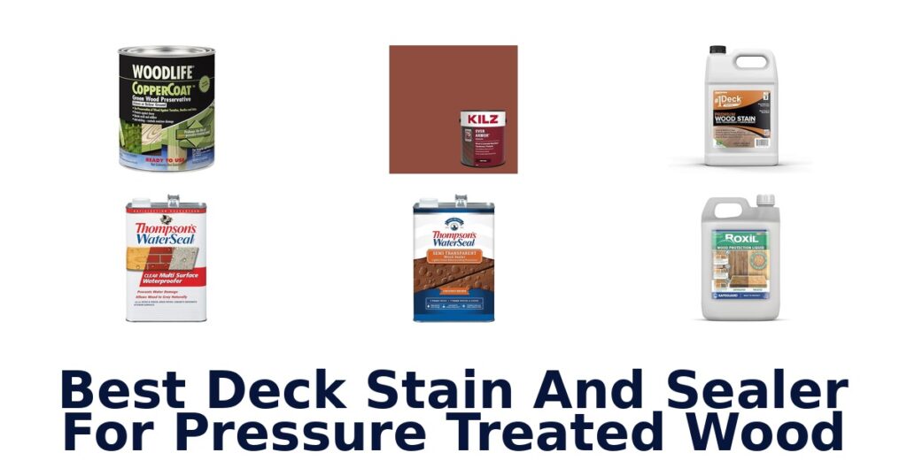 best deck stain and sealer for pressure treated wood