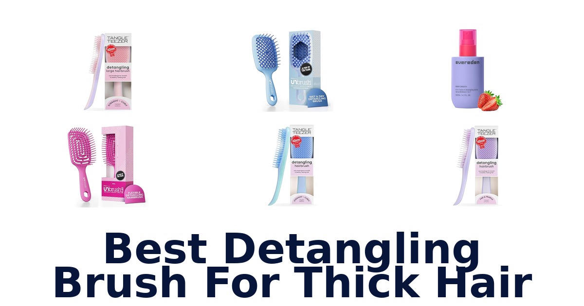 best detangling brush for thick hair