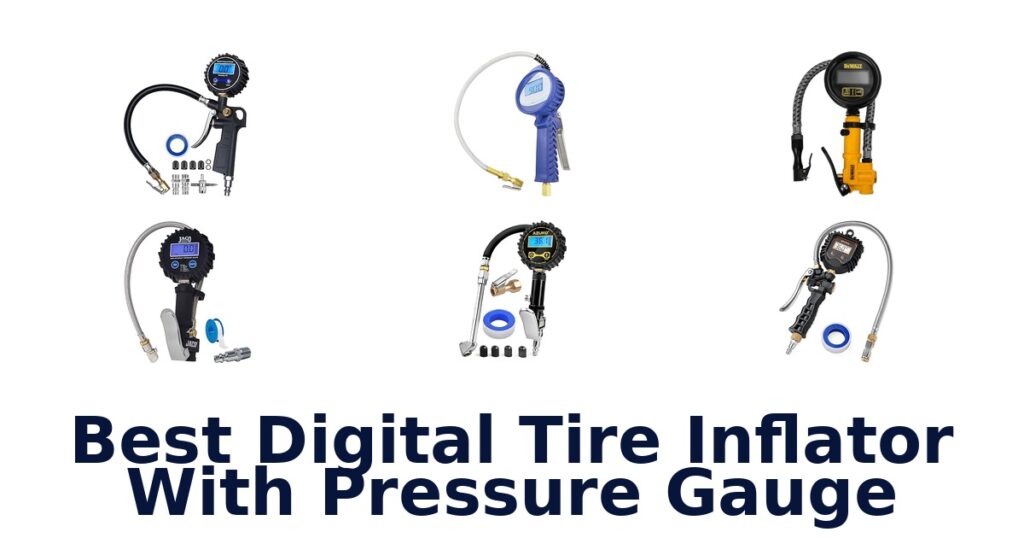 best digital tire inflator with pressure gauge