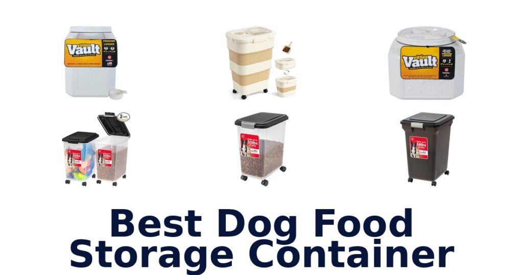 best dog food storage container