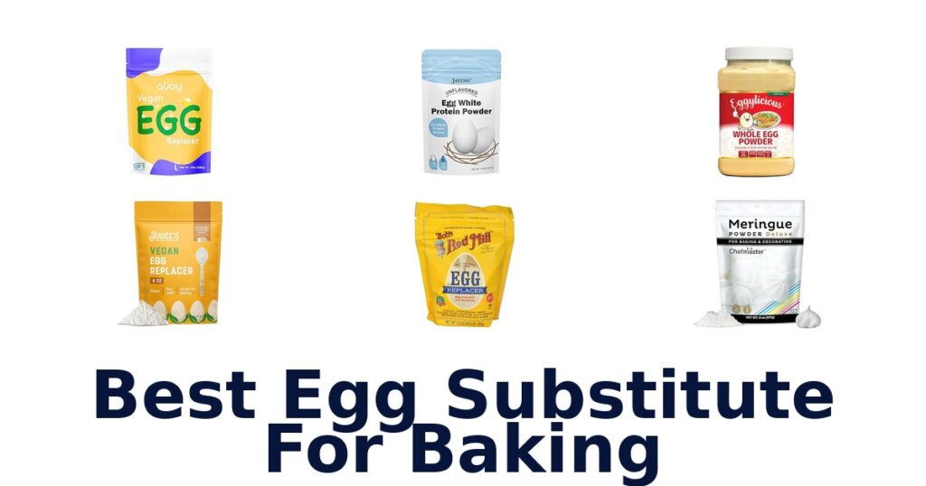 best egg substitute for baking