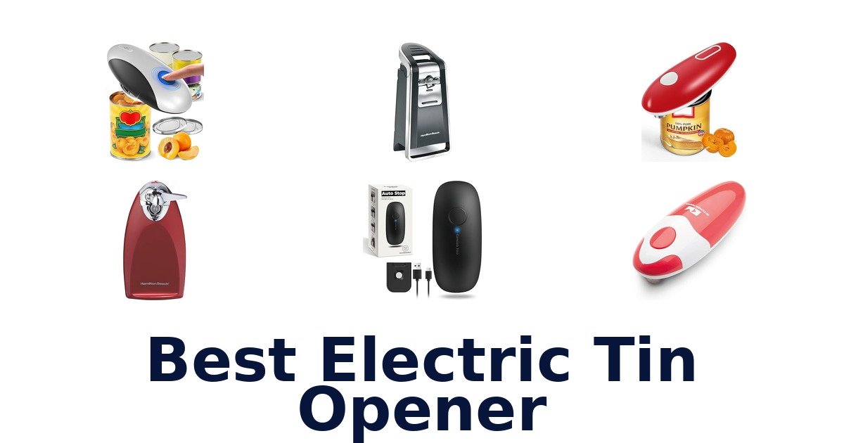 best electric tin opener