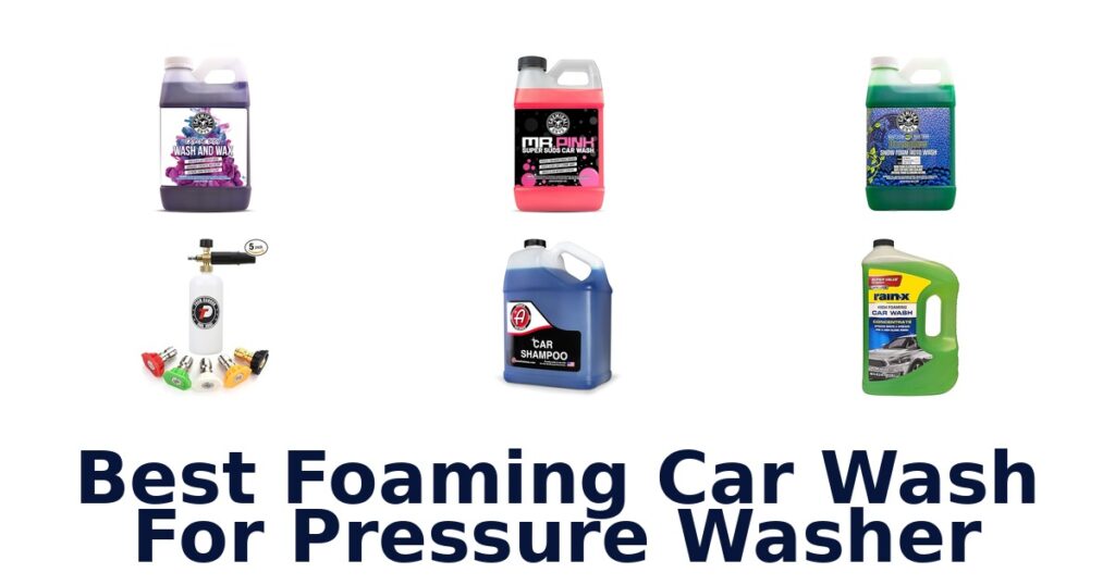 Best Foaming Car Wash for Pressure Washer: Top 10! best foaming car wash for pressure washer