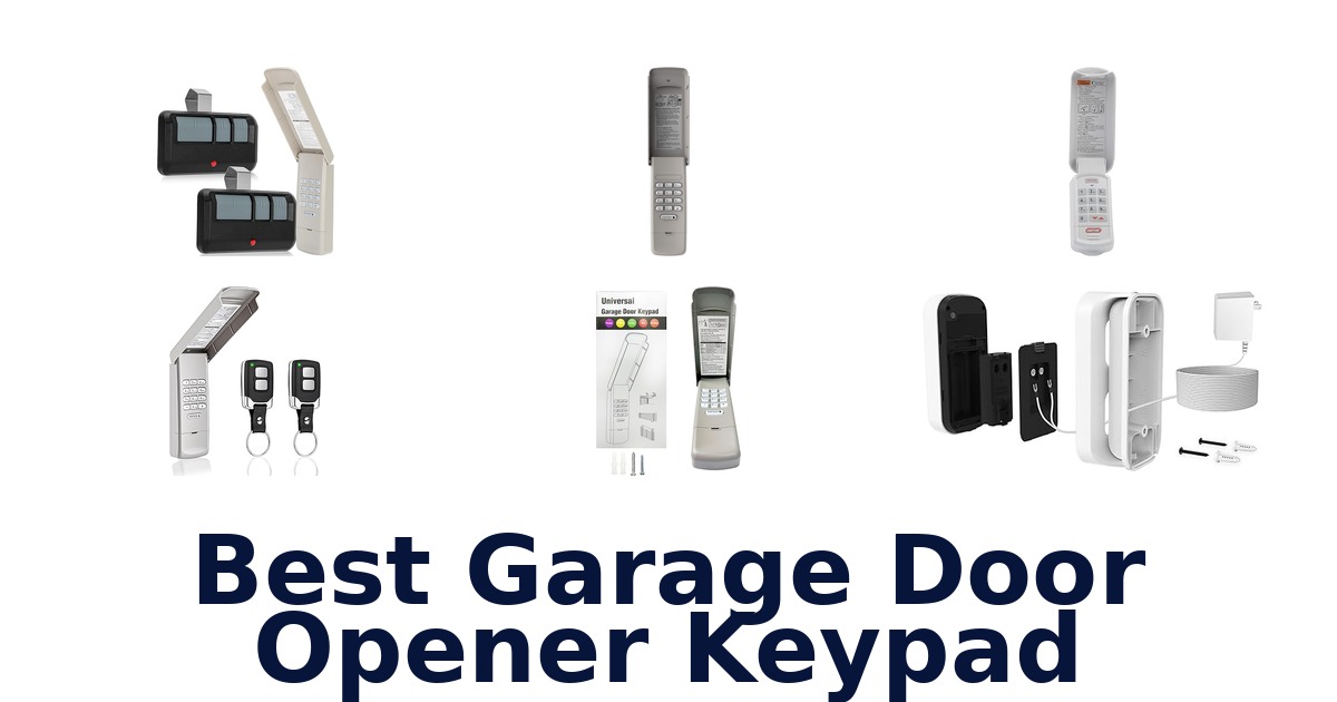 best garage door opener keypad