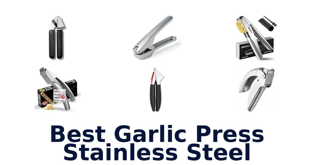 Best Stainless Steel Garlic Presses: Top 10 Picks best garlic press stainless steel